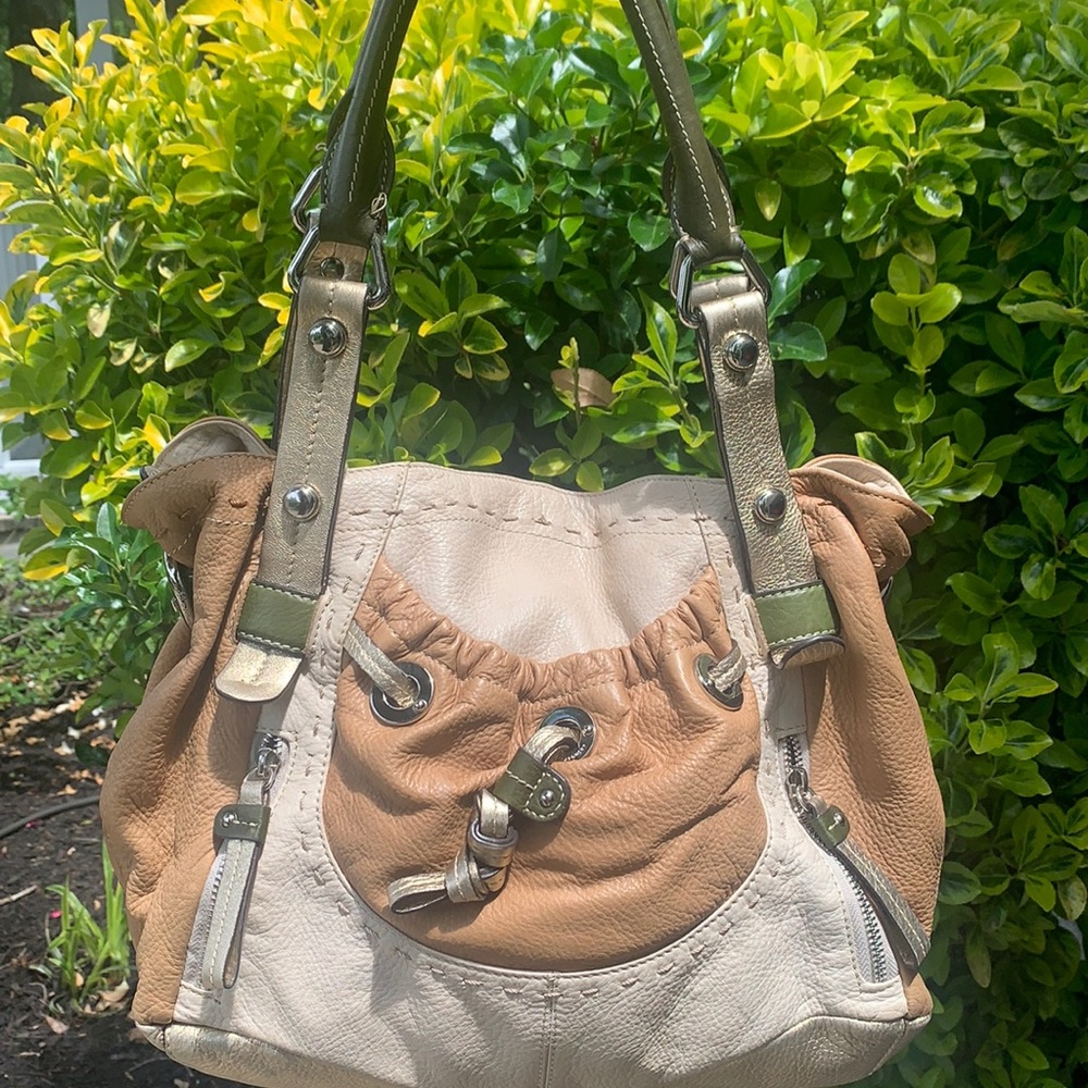 B. Makowsky Genuine Leather Hobo Bag